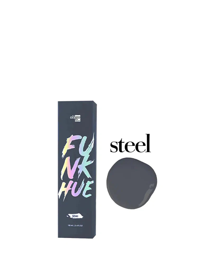 FunkHue Semi Permanent Hair Color Steel