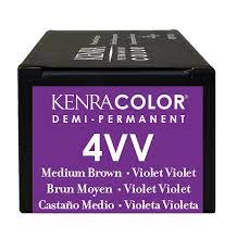 4VV Medium Brown Violet Violet Demi-Permanant