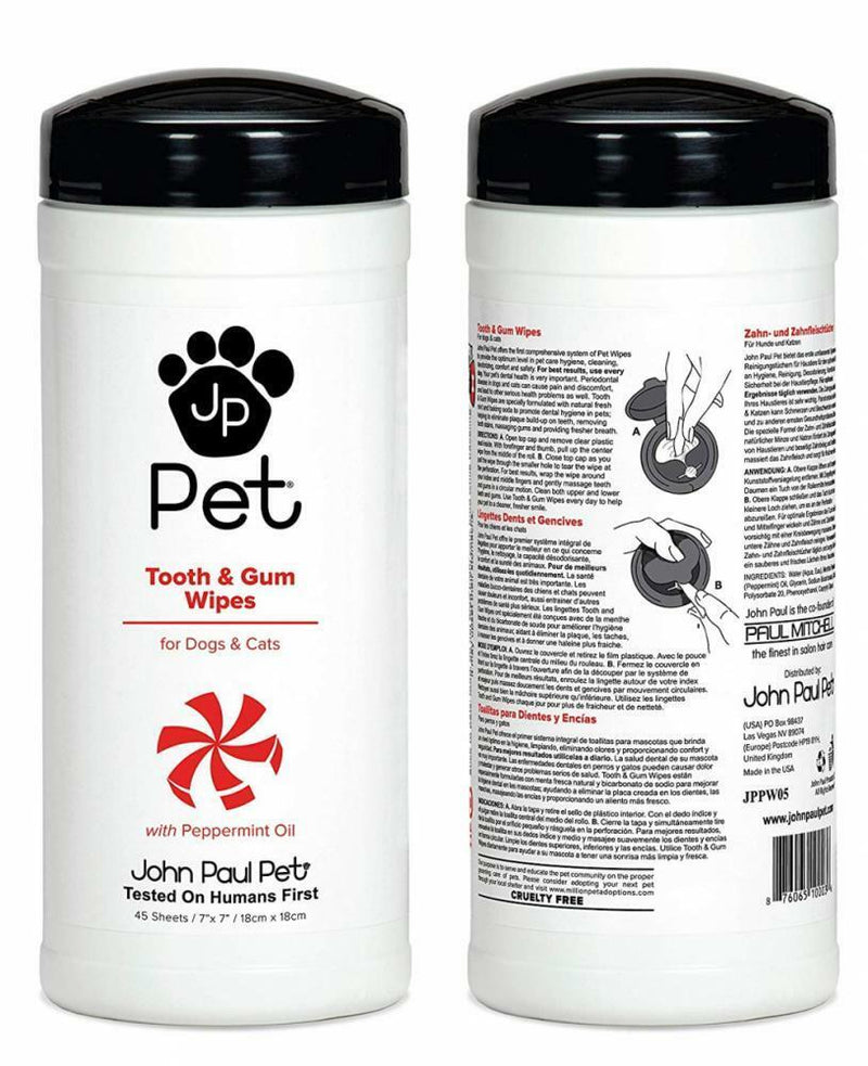 Pet Tooth and Gum Wipes