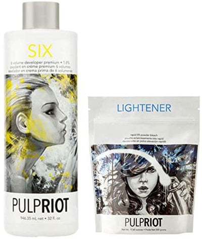 Combo Superior Scalp Developer 1.9% Six Vol and Powder Lightener-Salonbar