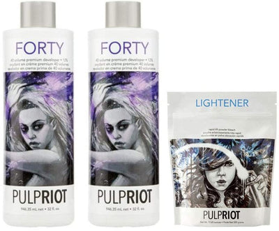 Combo Twin Superior Scalp Developer 12% Fourty Vol and Powder Lightener-Salonbar