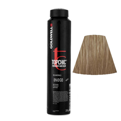 Topchic Hair Color 8N@GB Light blonde elumenated gold beige-Salonbar
