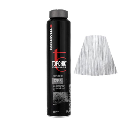 Topchic Hair Color 12BS Ultra blonde beige silver.-Salonbar
