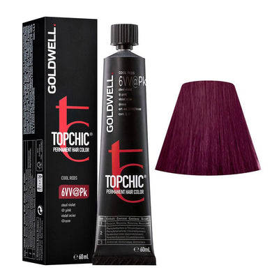 Topchic 6VV@PK Steel Violet Elumenated Pink Permanent Hair Color-Salonbar