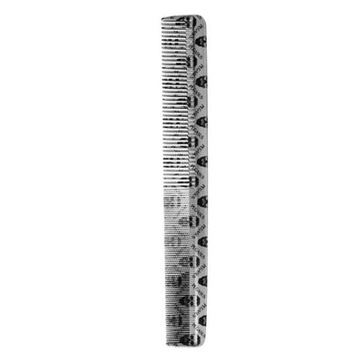 “Skulleto” Hard Rubber Barber Comb (6.5")-Salonbar