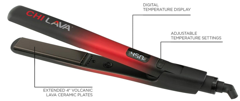 CHI Lava 1″ Volcanic Lava Ceramic Hairstyling Iron-Salonbar