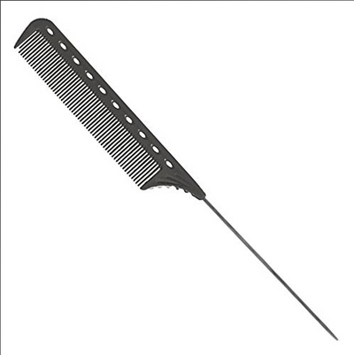 Extra Long Tail Comb Standard Teeth Black-Salonbar