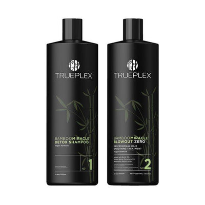 Vegan Blowout ZERO Smooth Treatment Step 2 with Detox Shampoo step 1-Salonbar