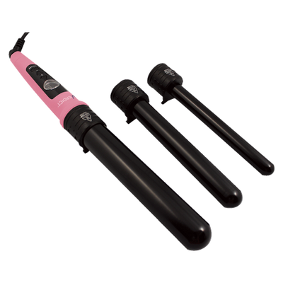 V-3×1 Professional Curling Iron Triple Barrel Ceramic Strawberry Ice-CURLING WAND-Salonbar