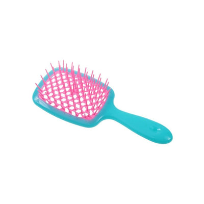 Super Brush - Turquoise Brush With Fuchsia Pins-Salonbar