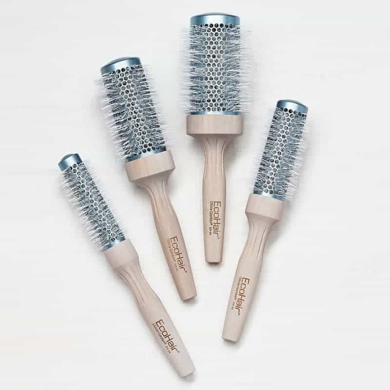 Olivia Garden EcoHair Thermal Round Bamboo Hair Brush 1 1/4" (EH-34)-Salonbar