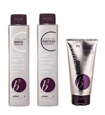 Brazilian B3 Bond Builder Color Care Shampoo / Conditioner & Treatment-Salonbar