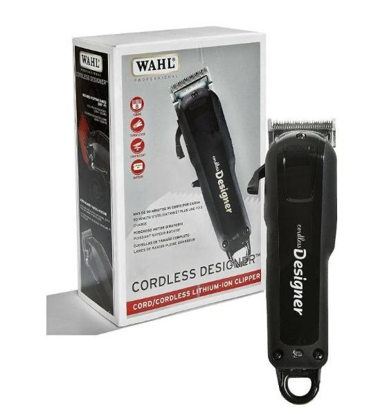 Black Lithium Cord/Cordless Designer Clipper (with 8 guides & rotary motor)-Salonbar