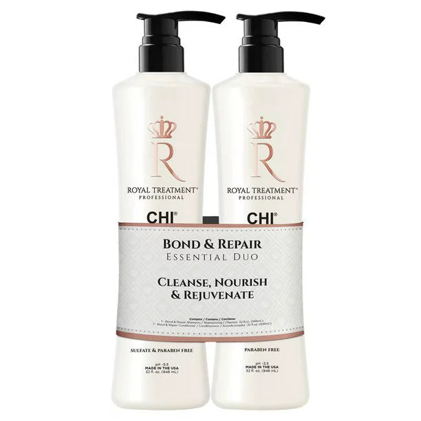 Chi Royal Treatment Bond & Repair Essential Duo Cleanse - Repair - Rejuvenate