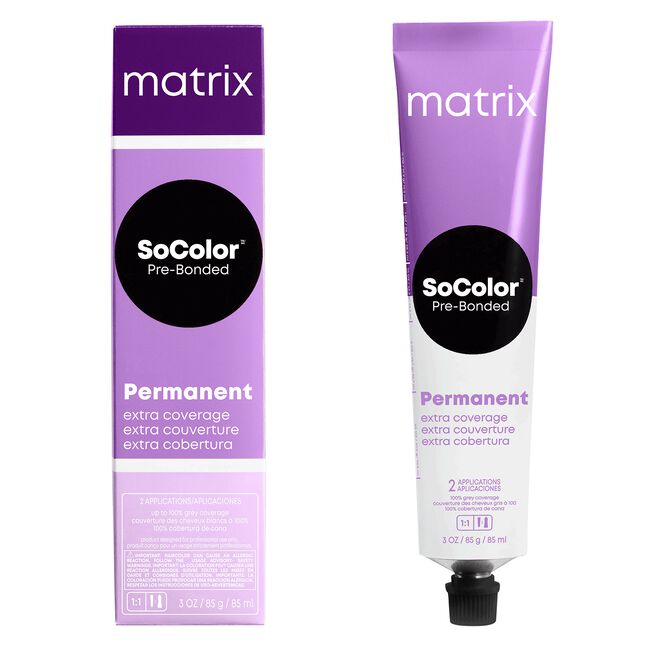 Matrix SoColor Extra Coverage 505R Medium Brown Red Pre-Bonded