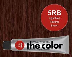 The Color 5RB Light Red Natural Brown