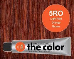 The Color 5RO Light Red Orange Brown