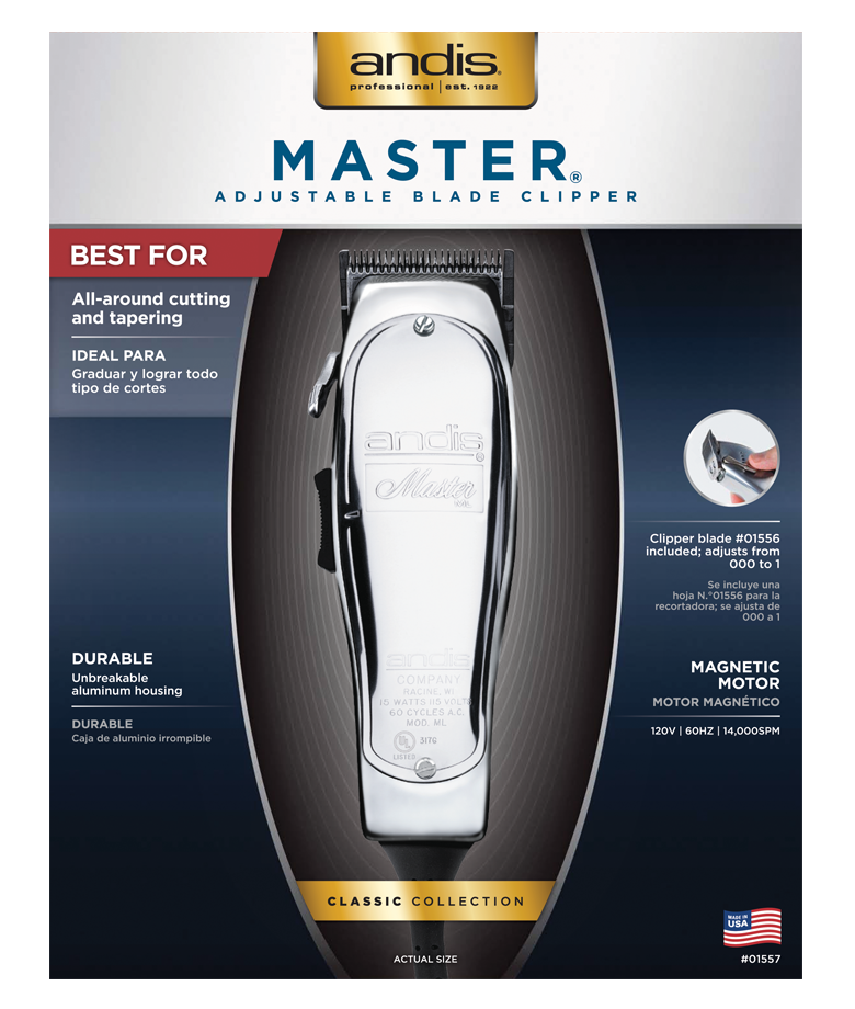 Master Adjustable Blade Clipper-Salonbar