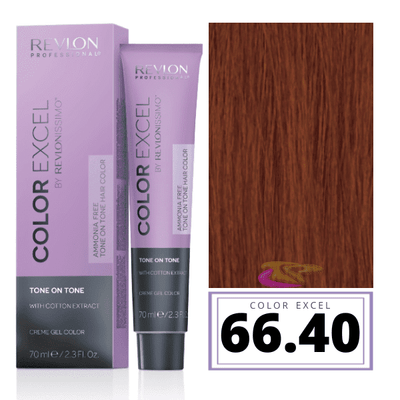 Color Excel Tone On Tone 66.40 Intense Copper-Salonbar