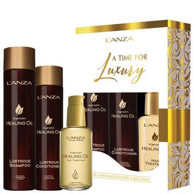 Keratin Healing Oil Holiday Gift Set: A Time For Luxury-Gift Set-Salonbar