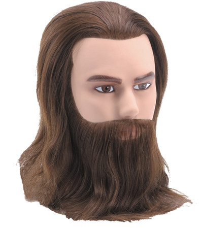 Deluxe Male Mannequin with Beard and Moustache-Salonbar
