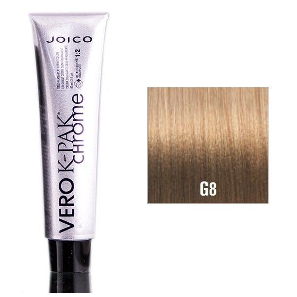 Joico Vero K-Pak Chrome Demi-Permanent Creme Color Color : G8 24K Gold