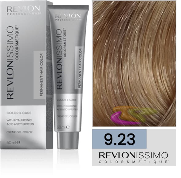 Revlonissimo Colorsmetique tone 9.23 Very light blond iridescent golden-Salonbar