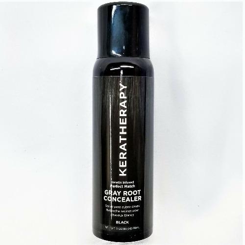 Keratin Infused Perfect Match Gray Root Concealer Black-HAIR PRODUCTS-Salonbar