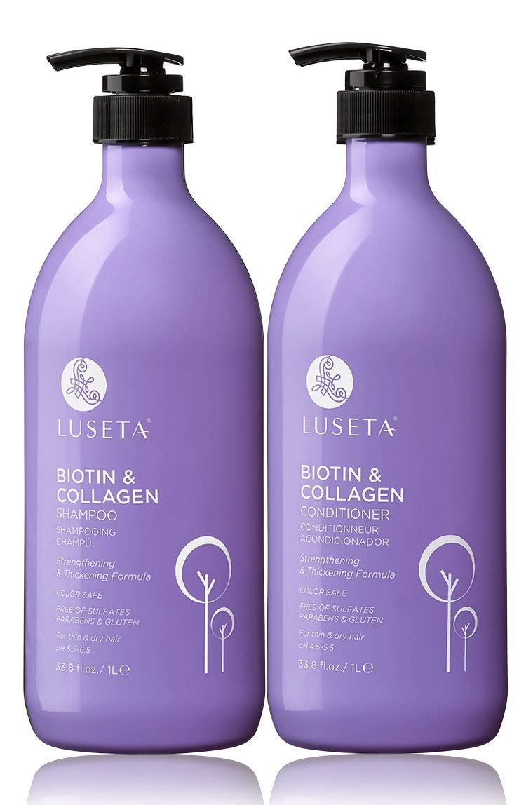 Luseta Biotin & Collagen Shampoo & Conditioner Duo-Salonbar