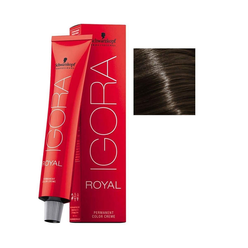 Igora 3-65 Dark Auburn Gold Brown - Royal-Salonbar