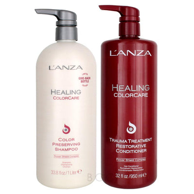 Healing ColorCare Shampoo & Trauma Treatment Conditioner Set-Salonbar