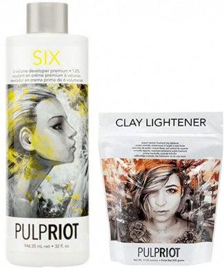 Combo Superior Scalp Developer 1.9% 6Vol and Clay Lightener-Salonbar