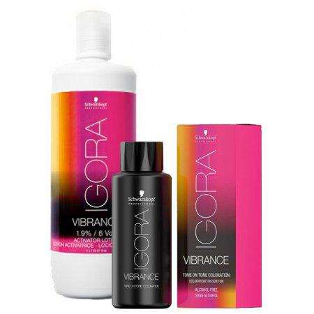 Igora Vibrance, tone-on-tone color of your choice with Igora Vibrance 1.9% 6 Volume Liter-Salonbar