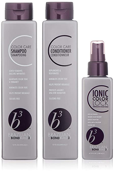 B3 Shampoo/Conditioner/Ionic Color Lock Trio-Salonbar