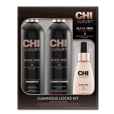FAROUK CHI Argan Oil Luxe Trio shampoo + conditioner + leave in conditioner-Salonbar