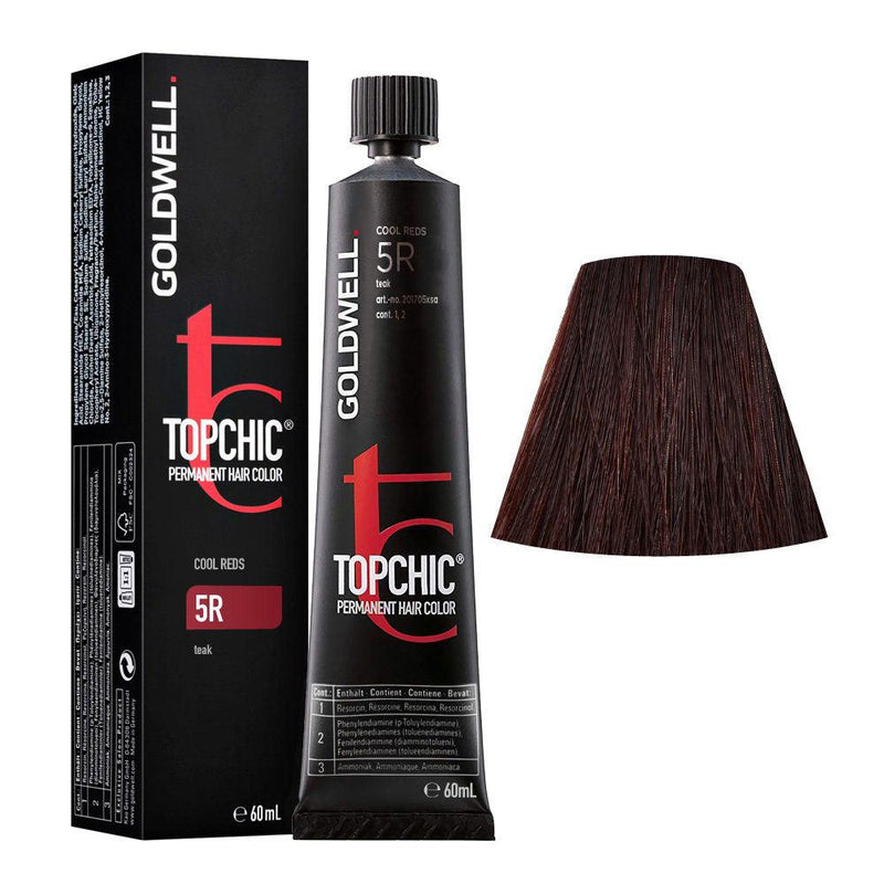 Topchic 5R Teak Permanent Hair Color-Salonbar