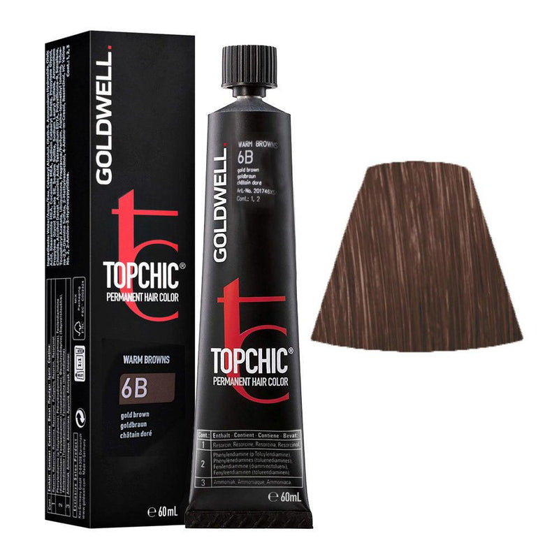 Topchic Hair Color 6B Gold brown-Salonbar