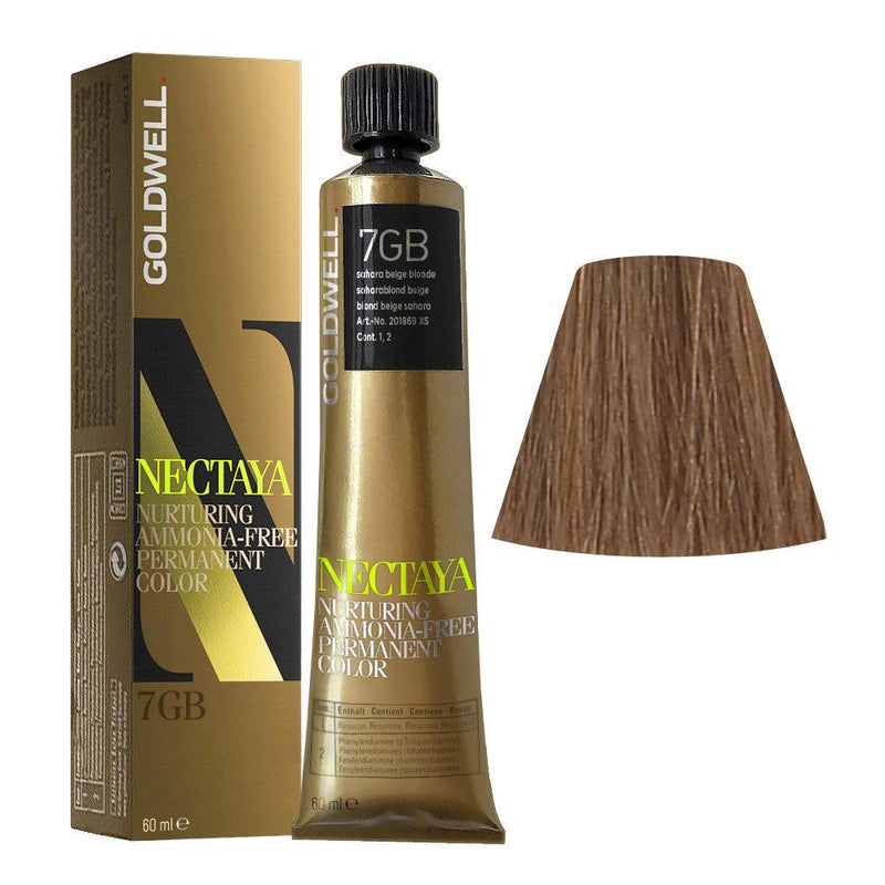 Nectaya Nurturing Hair Color - 7GB SAHARA BEIGE BLONDE-Salonbar