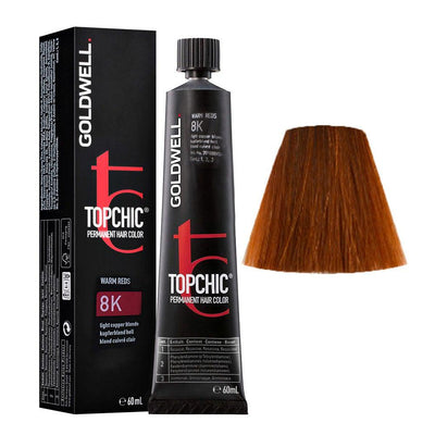 Topchic 8K Light Copper Blonde Permanent Hair Color-Salonbar