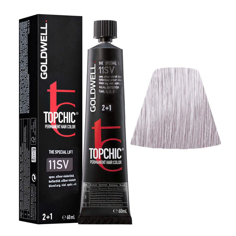 Topchic Hair Color 11SV Special silver violet blonde.-Salonbar
