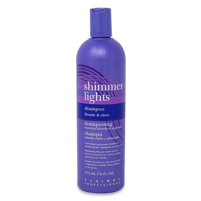 Clairol Shimmer Lights Toning Shampoo For Blonde Grey Hair 473ml-Salonbar