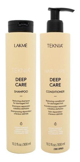 Lakme Deep Care Kit Shampoo + Conditioner 300ml-Salonbar