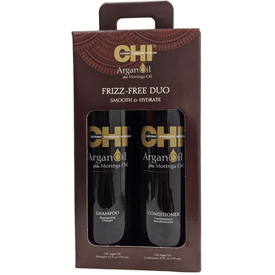CHI Argan Oil Frizz-Free Duo 739ml-Salonbar