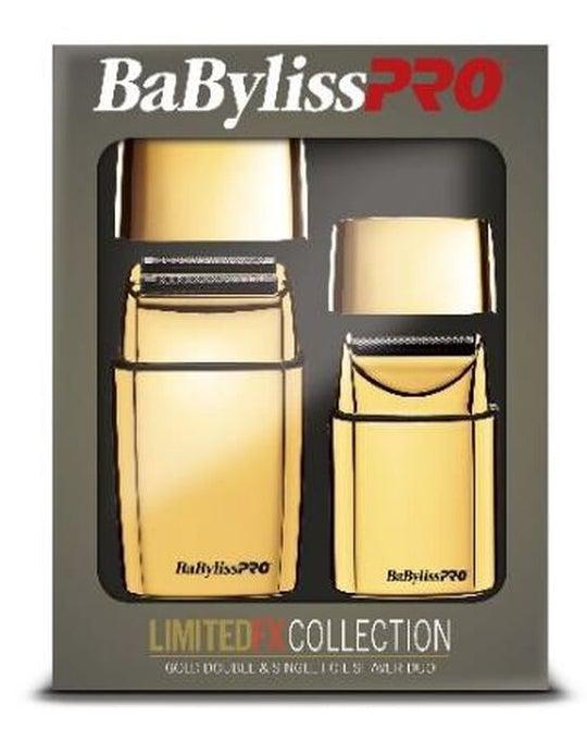 Pro LimitedFX Collection Gold Double & Single Foil Shaver Duo-Salonbar