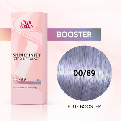 Shinefinity Color Glaze - 00/89 Blue Booster-Salonbar