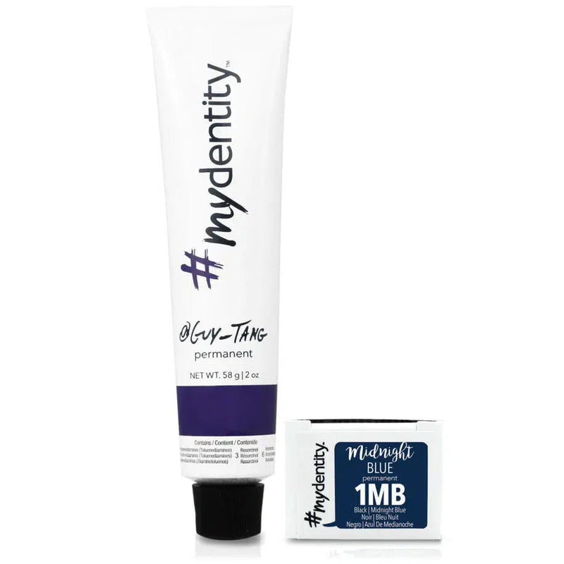 Mydentity Permanent Hair Color Midnight Blue 1MB Black-Salonbar