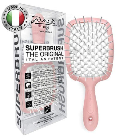 Super Brush - Pink Brush With White Pins-Salonbar