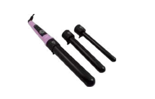 Selection Hair Curler Set With 3 Black Barrels (19/25/32MM) Lavender Herb-Salonbar