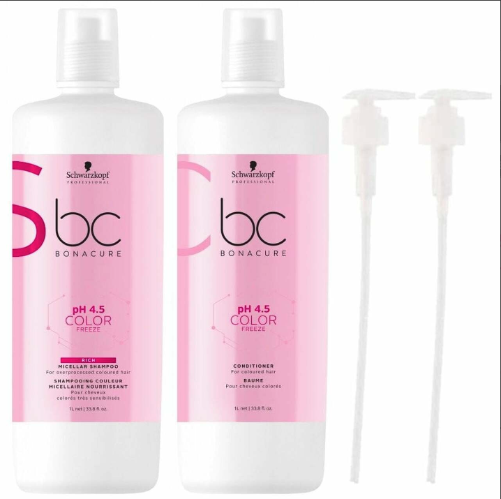Bonacure Color Freeze Silver Shampoo conditioner duo-Salonbar