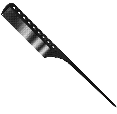 Carbon Super Tint Rat Tail Comb 215mm-Salonbar